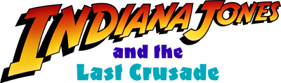 Indiana Jones and the Last Crusade logo for Sega Master System